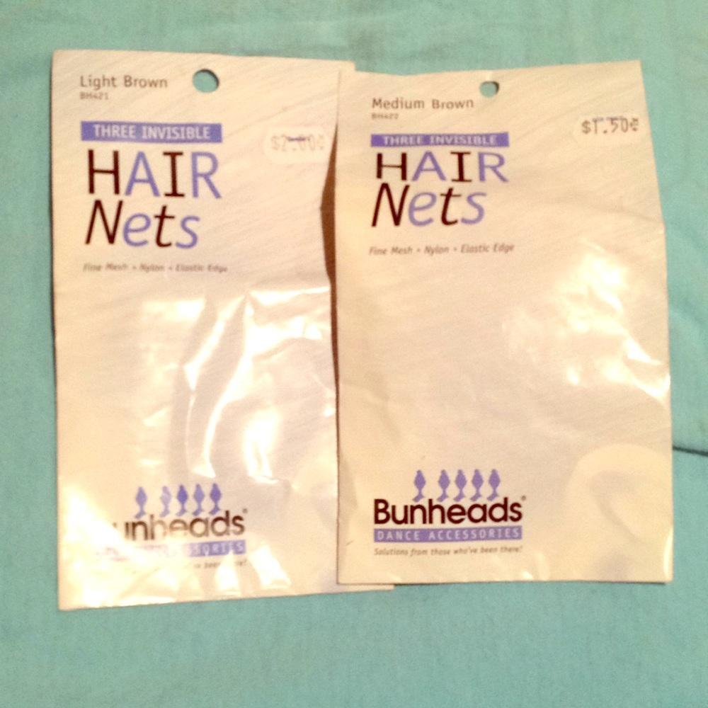 Never used! Light brown Hair Nets